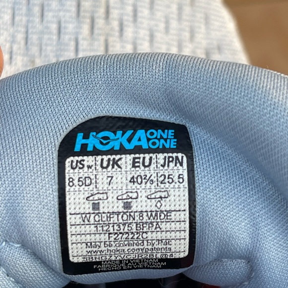 Hoka One One Clifton 8 Running Shoes - Women's Size 8.5 - Picture 8 of 8